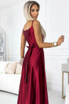 Dámské šaty 512-6 JULIET - NUMOCO bordó XL