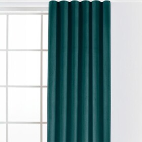 Sametový závěs FILUMI petrolejový 140 x 250 cm sada 2 ks
