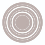 Sizzix vyřezávací kovové šablony Framelits Kruhy