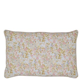 Chic Antique Povlak na polštář Aix Flowers Rose/Sky Blue 35 × 50 cm, růžová barva, textil