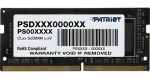 Patriot Signature 8GB 2400MHz / SODIMM / DDR4 / CL17 / Unbuffered / Non-ECC / 1,2V (PSD48G24002S)
