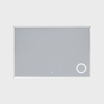 Erga Luna, LED zrcadlo 120x80cm s kosmetickým zrcadlem 3x zvětšení, 3105 lm, 6500K, přední/zadní osvětlení, ERG-V01-124-1280-00