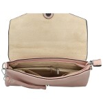 Stylová dámská koženková crossbody kabelka Loren, růžová