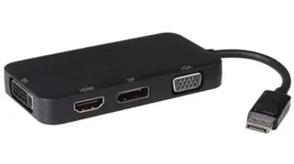 PremiumCord adaptér DisplayPort - DP + HDMI + DVI + VGA / 1080p / 4K*2K (kportad16)