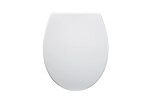CERANO - WC sedátko Tavoleta - SoftClose - UF plast - bílá lesklá - 37,2x5,2x44,6 CER-414803