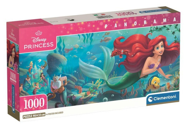 Puzzle Panorama: Malá mořská víla 1000 dílků