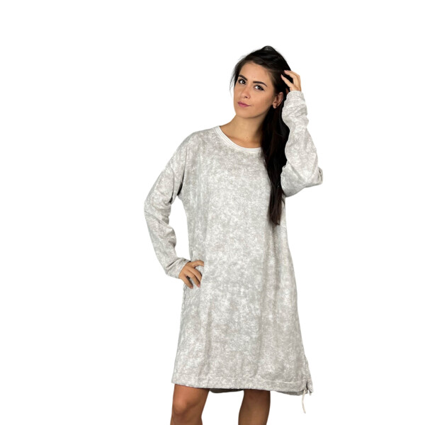 HOSH Mikinové šaty BLAIR Velikost: UNI, Barva: Béžová