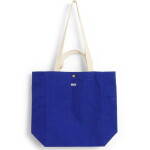 HAY Bavlněná taška Tote Bag Medium Electric Blue, modrá barva, textil