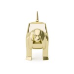 Stojánek na šperky Umbra DACHSIE - zlatý