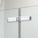 Vanová zástěna SAT SK 150x105 cm chrom SATVZSKNEW105 SATVZSKNEW105