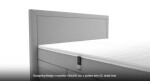 BLANÁŘ NÁBYTEK, a.s. Blanář MARGO postel vč. roštů a matrací (šedá) ROZMĚR: 2x (100x200) cm - boxspring