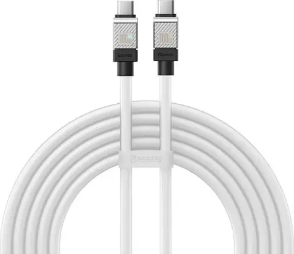 Baseus CAKW000302 Kabel USB-C (M) - USB-C (M) 2 m bílá / 100W (CAKW000302)
