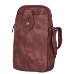 Menší dámská crossbody kapsa Lóra, růžová
