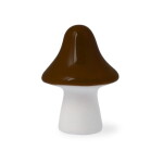 Storefactory Podzimní dekorace Houba Bosten Brown 6 cm, hnědá barva, keramika
