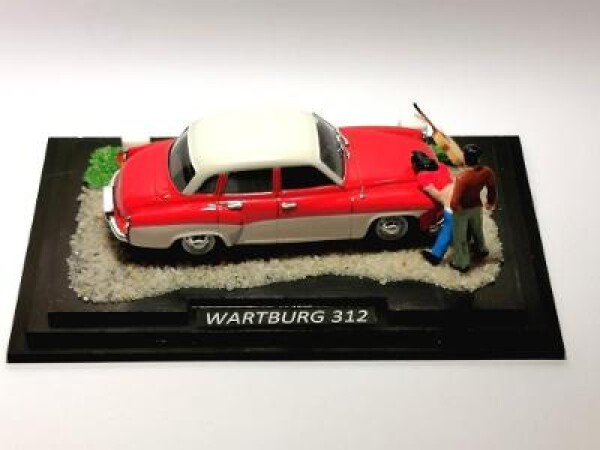 Diorama Wartburg 312 - seks 1:43