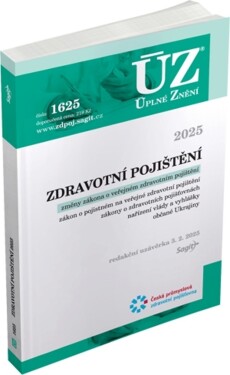 ÚZ 1625 Zdravotní pojištění