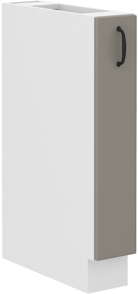 Spodní skříňka s Cargo košem Stilo 15 D CARGO BB Barva korpusu: Bílá, Barva dvířek: Clay Grey