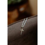 LUNICA Stříbrný přívěsek křížek NEKONEČNO 0120 Ag 925; ≤1 g.