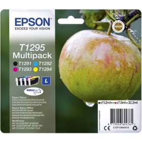 Epson Ink T1295 originál kombinované balení černá, azurová, purppurová, žlutá C13T12954012 - Epson C13T129540 - originální