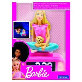 Lexibook budík Barbie se svítící figurkou - Lexibook