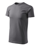 Basic tričko pánské ocelově šedá 3XL