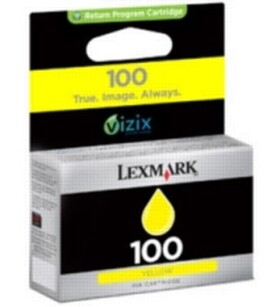 Lexmark No 100 originální inkoustová kazeta / 14N0902E / žlutá (14N0902E)