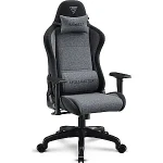 SENSE7 Spellcaster FUKU černo-šedá / Herní židle / Látka / nastavitelná / pojezdová kolečka / nosnost 150 kg