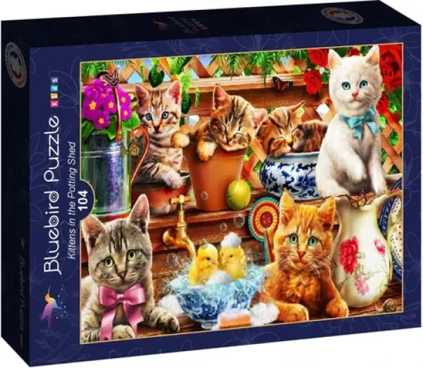 BLUEBIRD Puzzle Koťata v kůlně