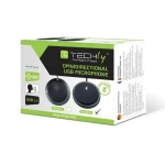 Techly ICC SH-22 černá / Stolní mikrofon / konferenční / USB / všesměrový (TLY_362725)