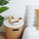 Šperkovnice Umbra STOWIT MINI - bílá/přírodní