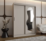 Šatní skříň Abi Ultra Rozměry: 120 cm, Barva korpusu + barva dveří: Kašmír + Kašmír