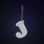 BAAGL Přívěsek písmeno J / Přívěsek / Reflexní