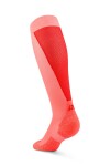 CEP dámské běžecké kompresní podkolenky ULTRALIGHT 4.0 - neon coral / red Velikost: III (32-38 cm obvod lýtka)