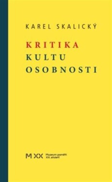 Kritika kultu osobnosti