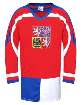 SPORTTEAM Hokejový dres ČR 1 červený vel. L (4891223069662)
