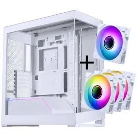 PHANTEKS NV5 MK2 Kit bílá / Skříň / E-ATX / Tempered Glass / D-RGB / 3× M25 Gen2 Reverse Blade + 1× ventilátor 120 mm (GABU-515)