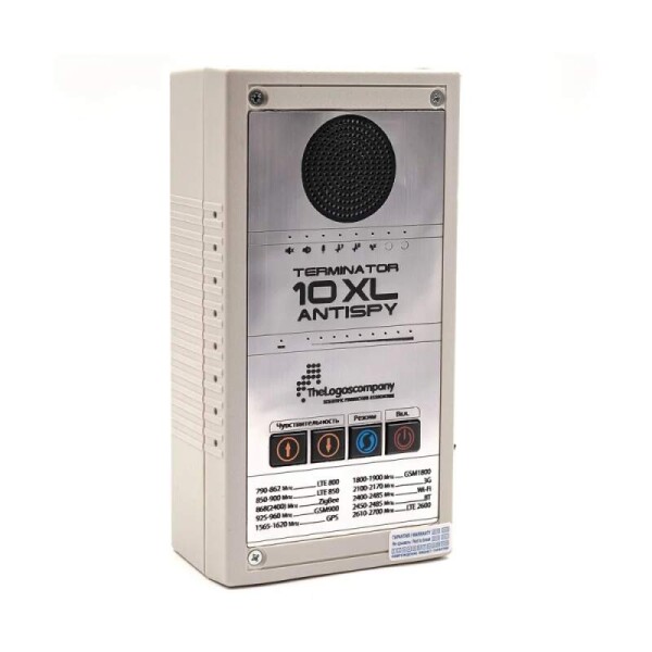 Přenosná rušička mikrofonů s rušením signálu - Terminator 10XL PLUS