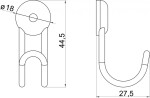 NOVASERVIS - Drátěný věšák Metalia Drátěný program chrom 6009,0