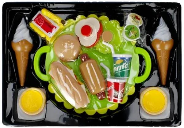 MEGA CREATIVE Sada potravin Fast Food