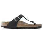 Birkenstock Gizeh Birko-Flor women's Narrow Black žabky pro úzkou nohu vegan black (1020487) dámské 41