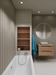 Kielle - Idolio Zrcadlo s LED osvětlením a vyhříváním, průměr 80 cm 50324061