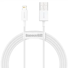 Baseus CALYS-B02 Kabel USB-A (M) - Lightning (M) 1.5 m bílá (CALYS-B02)