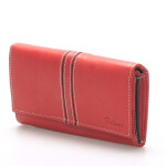 Dámská kožená peněženka Delami Carla, červená
