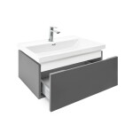 Koupelnová skříňka s umyvadlem a baterií SAT Feel 60x30x44,8 cm antracit mat SATFEEL60ANTU4BA SATFEEL60ANTU4BA