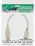 InLine USB-A - PS/2 béžová / Redukce / 0,2 m (33102)