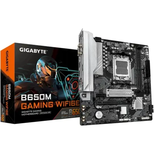 Gigabyte B650M Gaming / B650 / AM5 / 2x DDR5 / 2x PCIEx16 / 1x 2.5GLAN / mATX (B650M GAMING WIFI6E)