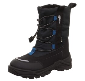 Chlapecké zimní boty barefit SNOW MAX Black/Blue Gore-Tex, Superfit , 1-002025-0000, černá - 27