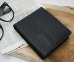 Trendová pánská kožená peněženka Bellugio trendy style, černá