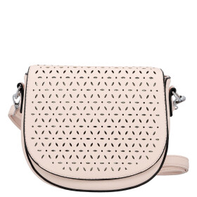 Moderní dámská koženková crossbody kabelka Lydie, růžová