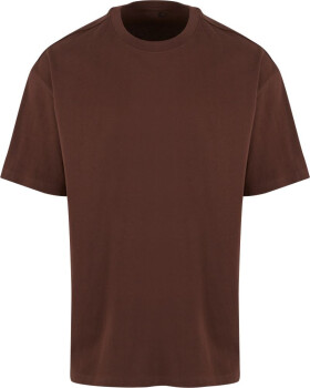 New Morning Studios NM 003 Unisex oversize tričko z těžké bavlny 57.0003 chocolate brown XS